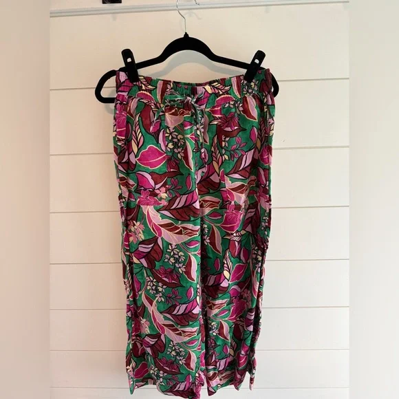 Cynthia Rowley Floral Wide Leg Pants & Top Set, Size Medium - Picture 3 of 14